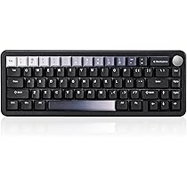 Amazon | YUNZII B68 65％ ワイヤレスメカニカルキーボード